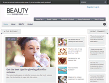 Tablet Screenshot of beautybusinessnews.com